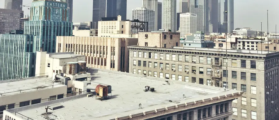 Commercial building with a new flat roof in Calgary, Alberta
